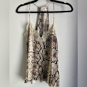 Cami NYC silk camisole with lace detailing